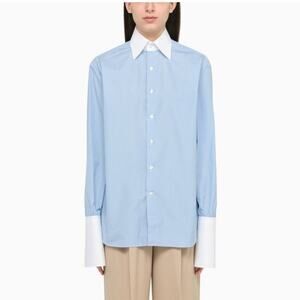Woera signature button up pinstripe